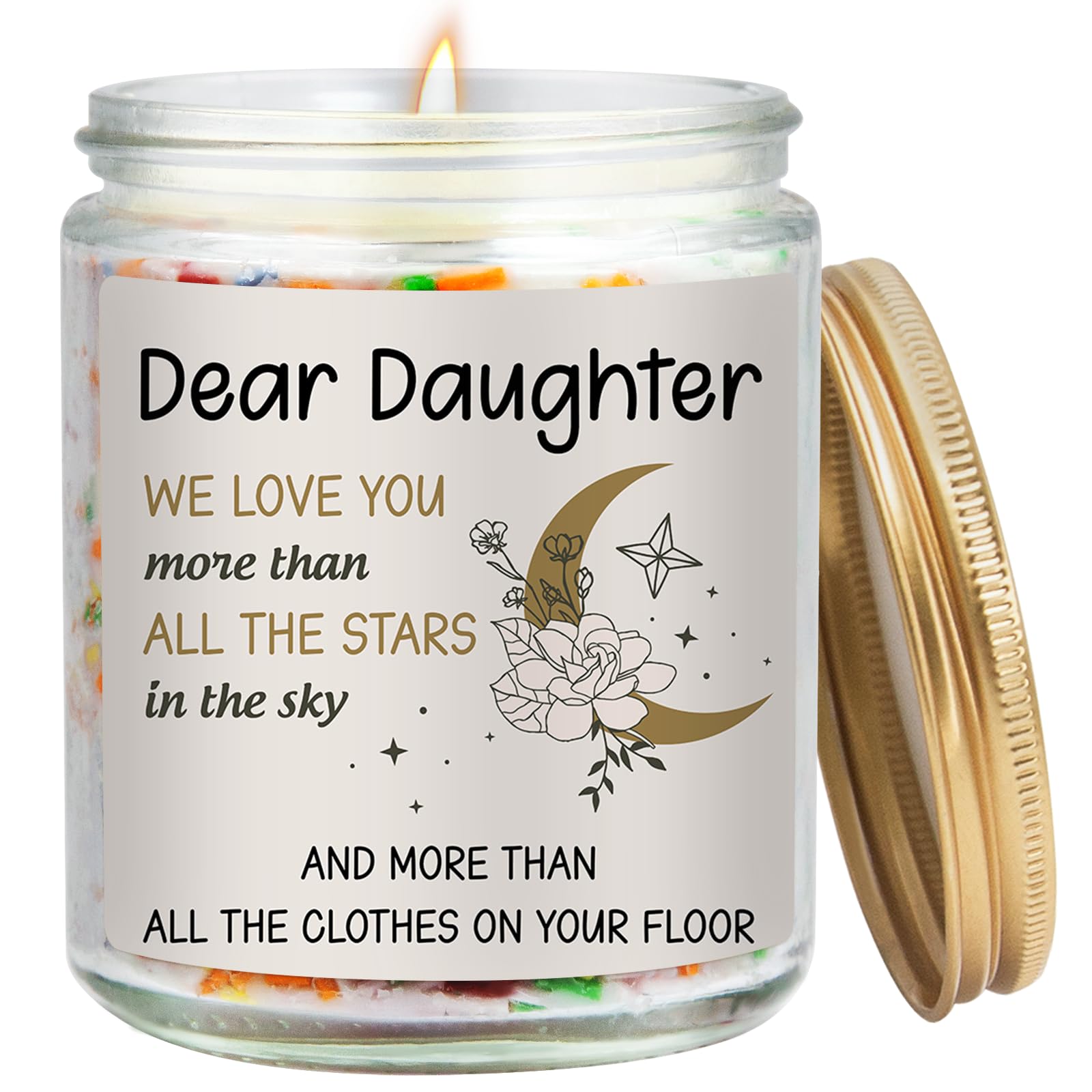 Daughter Gifts from Mom Funny Daughter Candle to My Daughter Gift