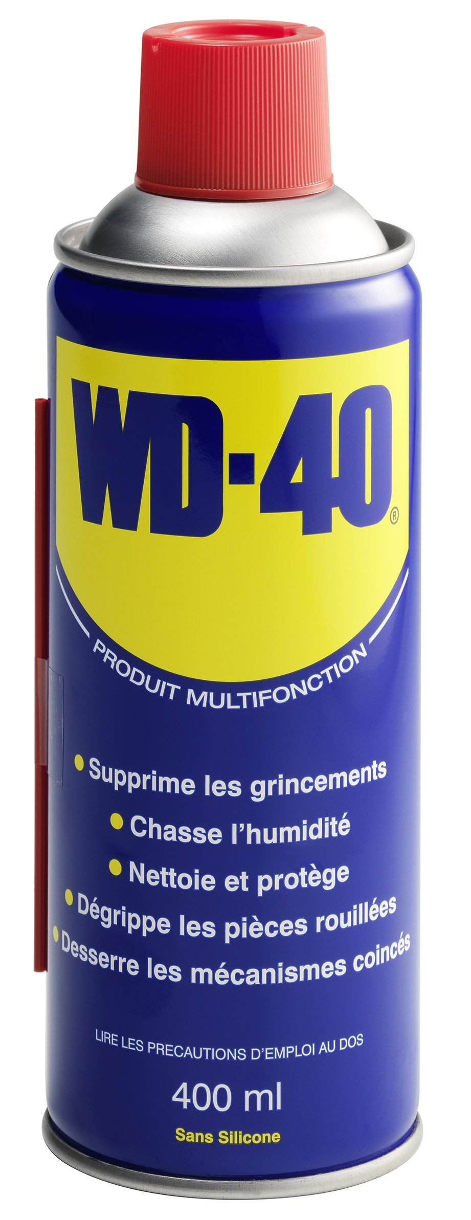 WD40 DE6010 400ml Aerosol lubricante de aplicación general (Aerosol, Negro, Azul, Amarillo), paquete de 24
