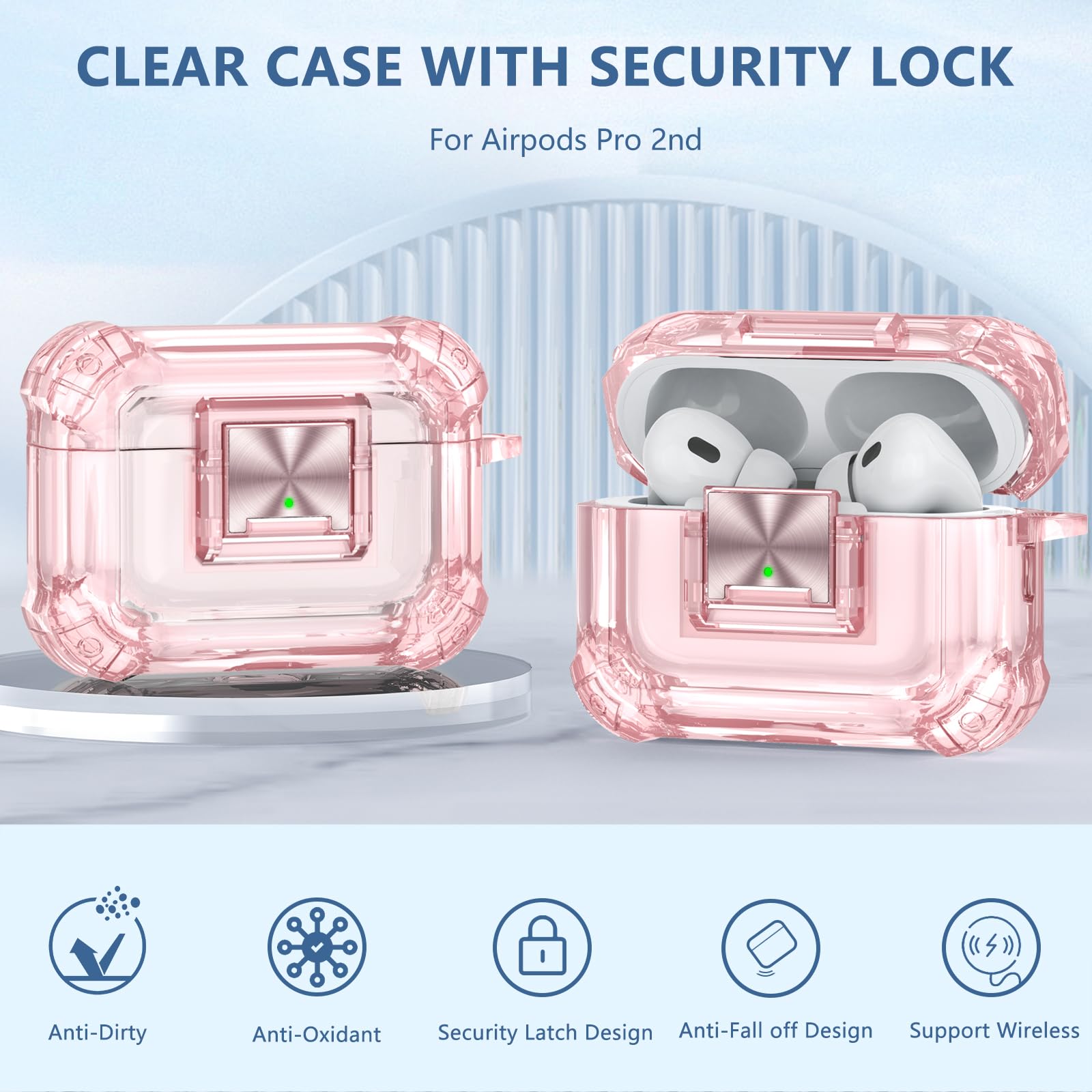 Spigen Cover Ultra Hybrid Compatible Con AirPods Pro 2 (2a Generazione - Foto 5