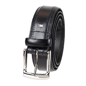 Tommy Hilfiger mens Flag Ornament Dress Belt