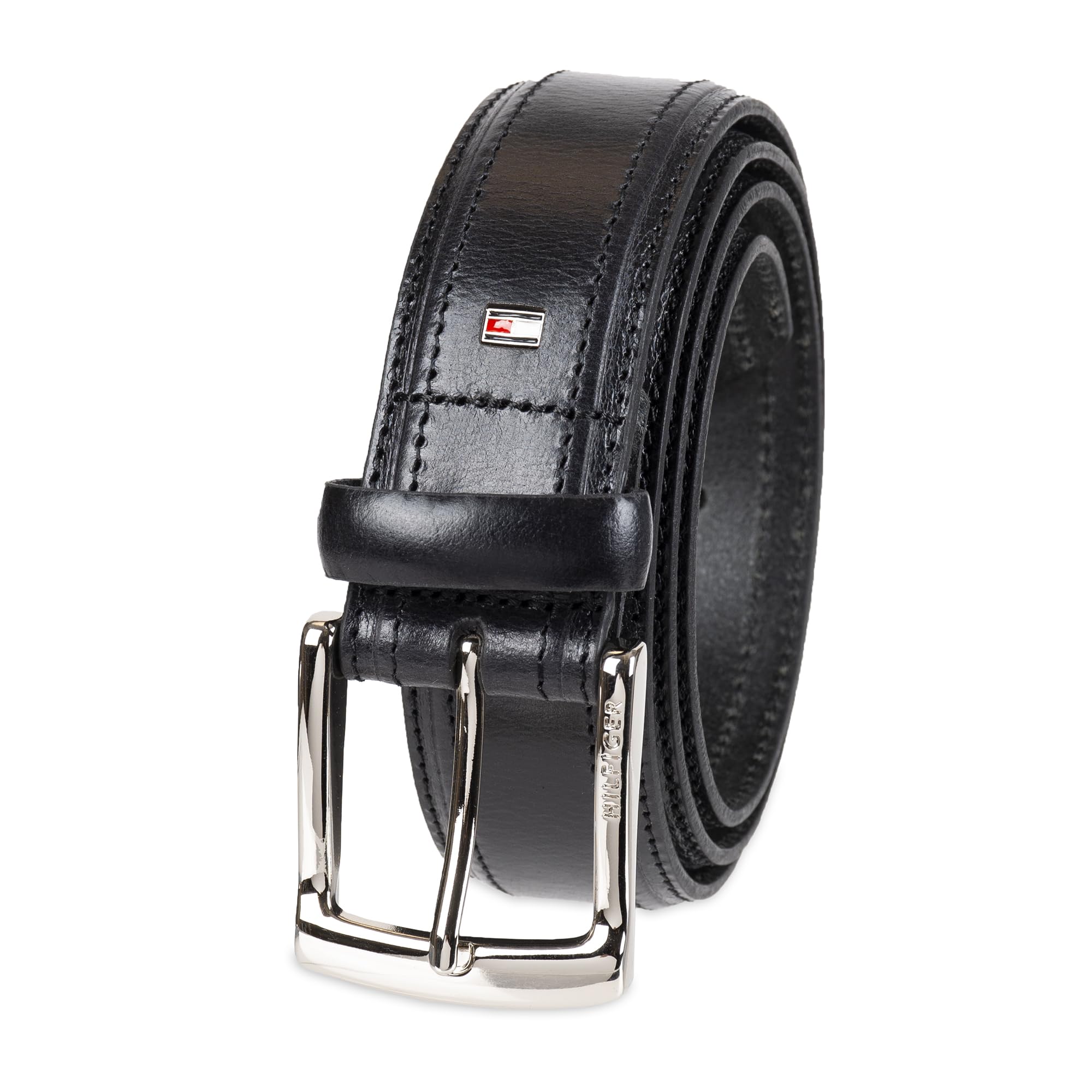 Tommy Hilfiger mens Flag Ornament Dress Belt