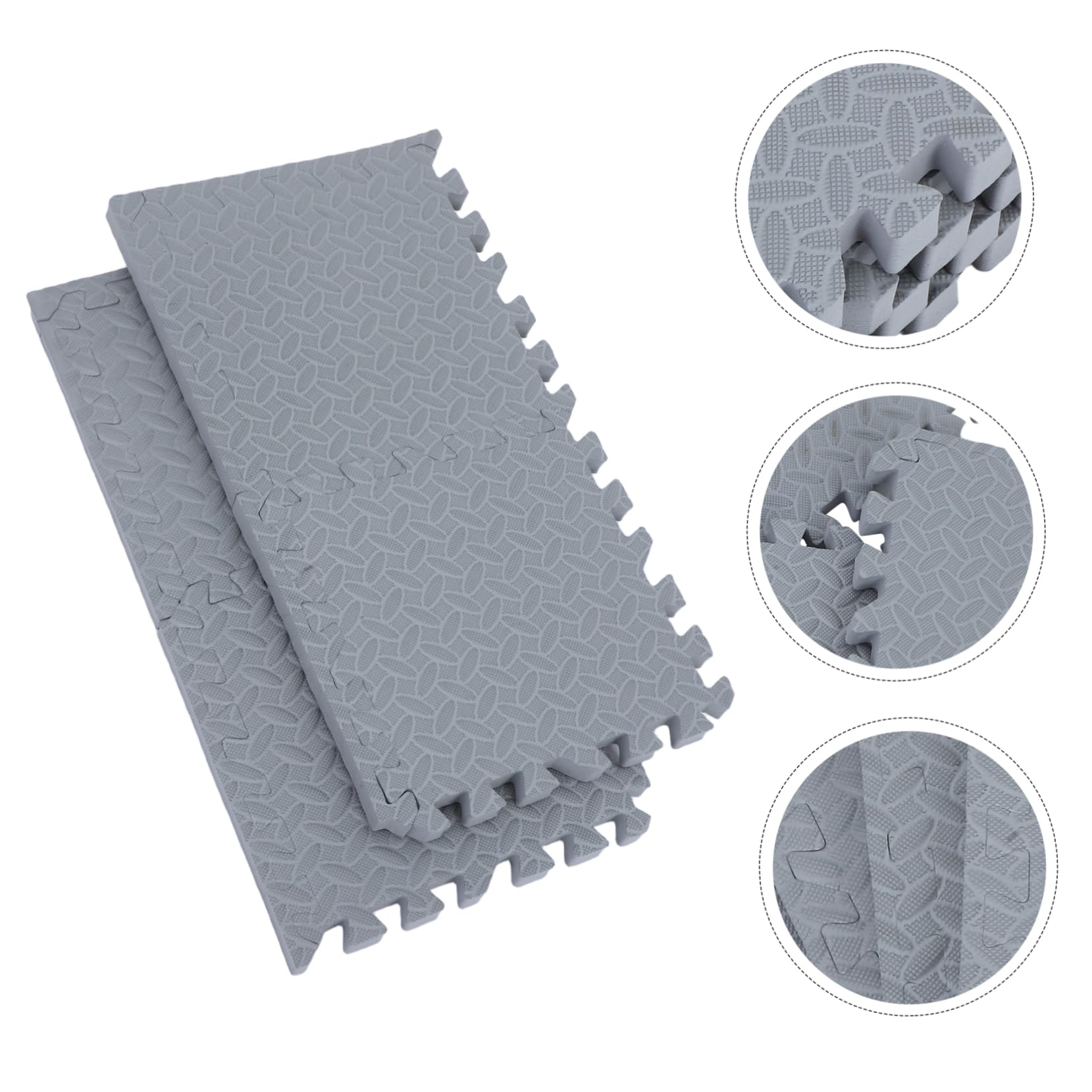 Tappetini Antishock Eva 30x30x2, 5 Cm 4 Pezzi per Casa e Palestra