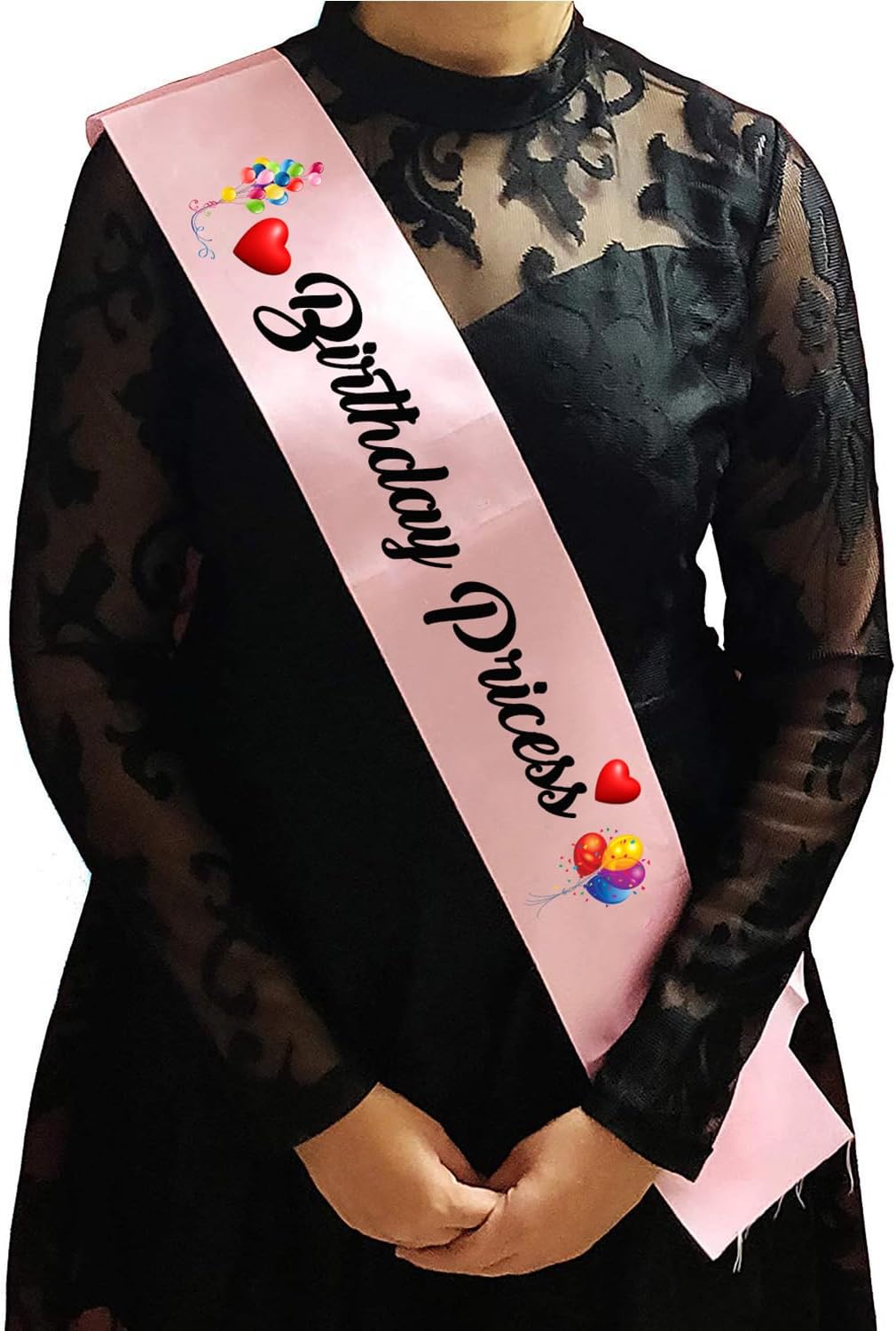 Birthday Princess Sash, Party Props Satin sash for Girls Boys Women Kids I Fashionable Pink Satin Sash Birthday Princess - Happy Birthday Sash, Customised sash with Name Print