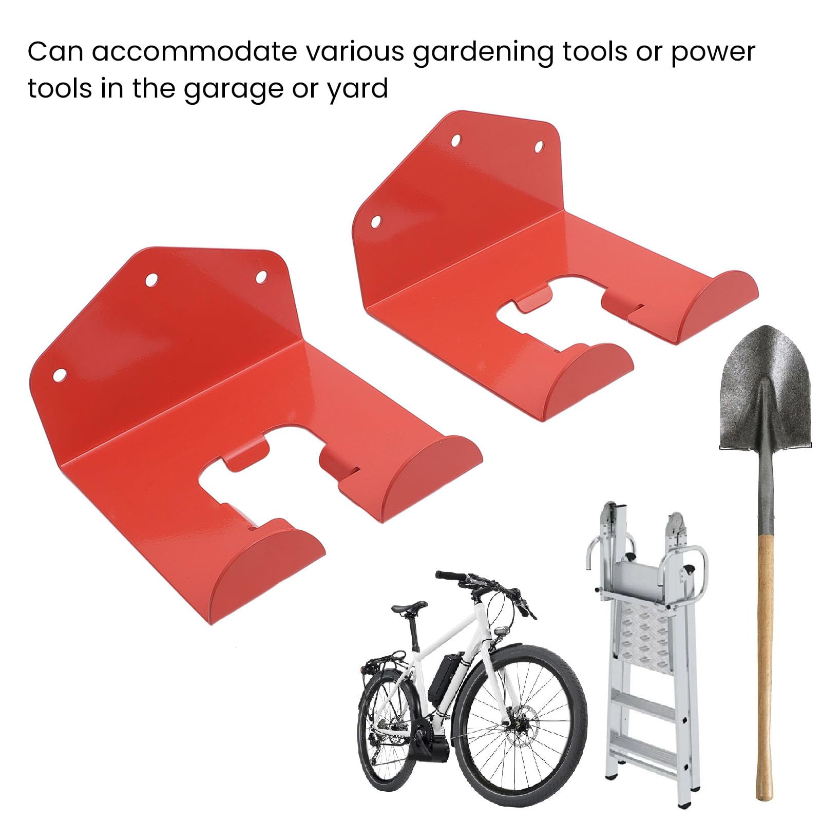 Garage Trimmer Rack Strong inossibile impianto di alimentazione in acciaio inossibile per vari strumenti di giardinaggio