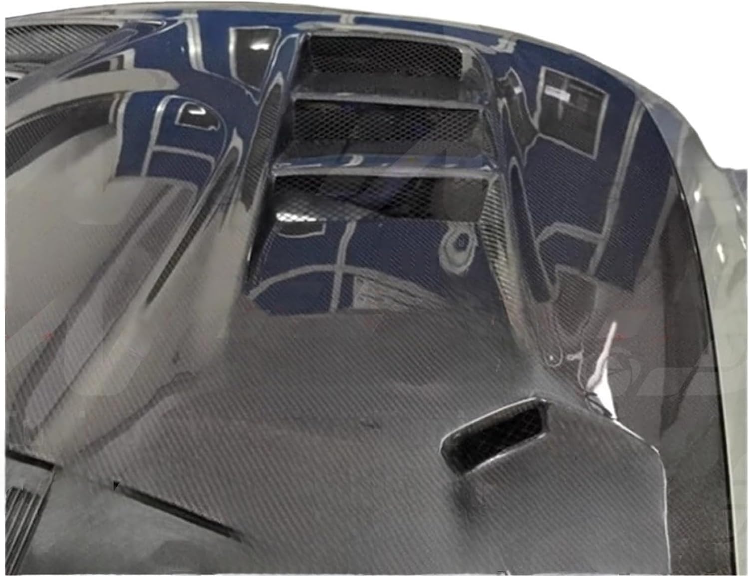 RE Style Carbon Fiber Front Hood Bonnet Compatible for Mazda MX5 NC Vented Hood Fitment