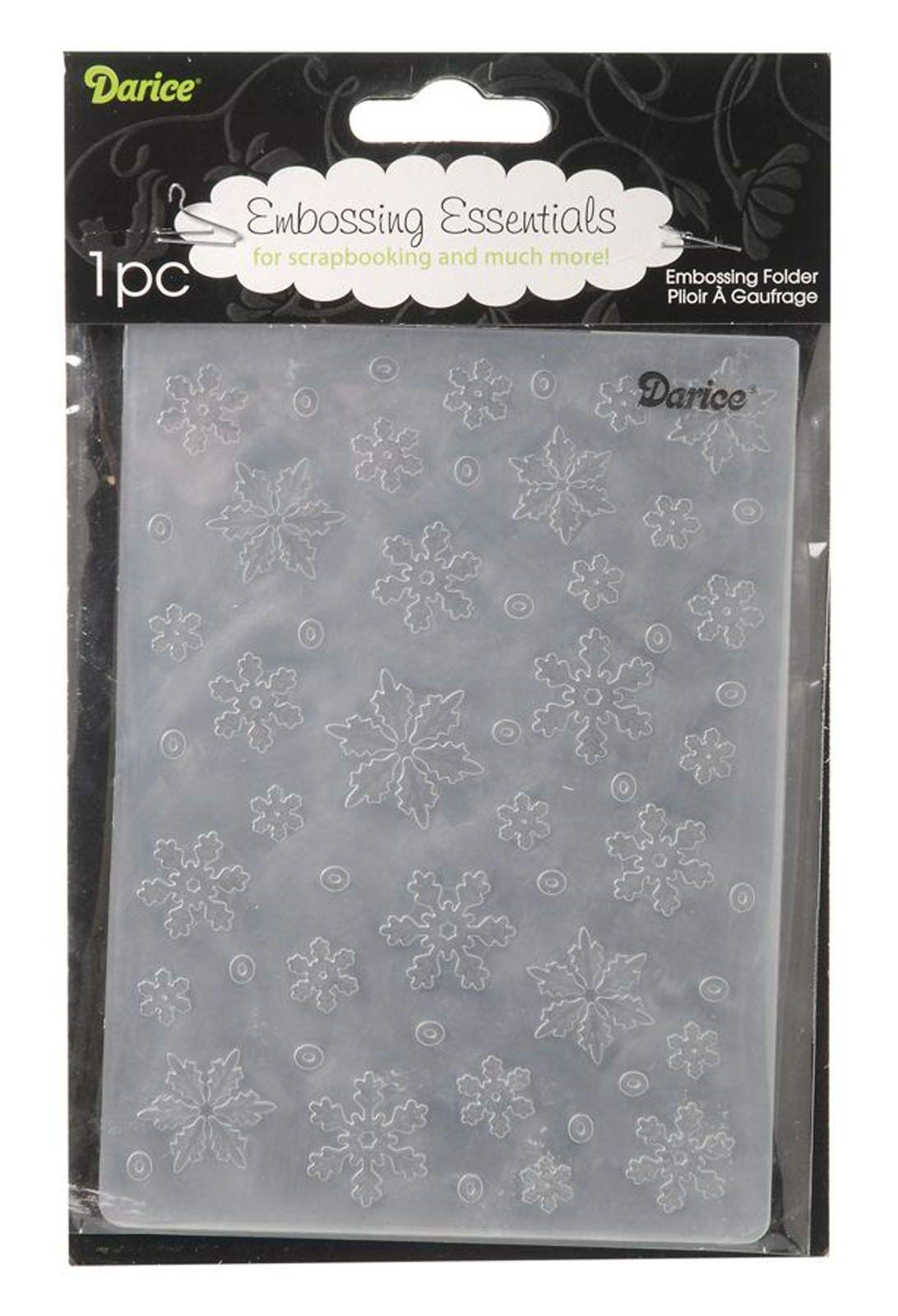 Buy Darice Embossing Folder, Snowflake, 4.25 x 5.75 Inches, Template