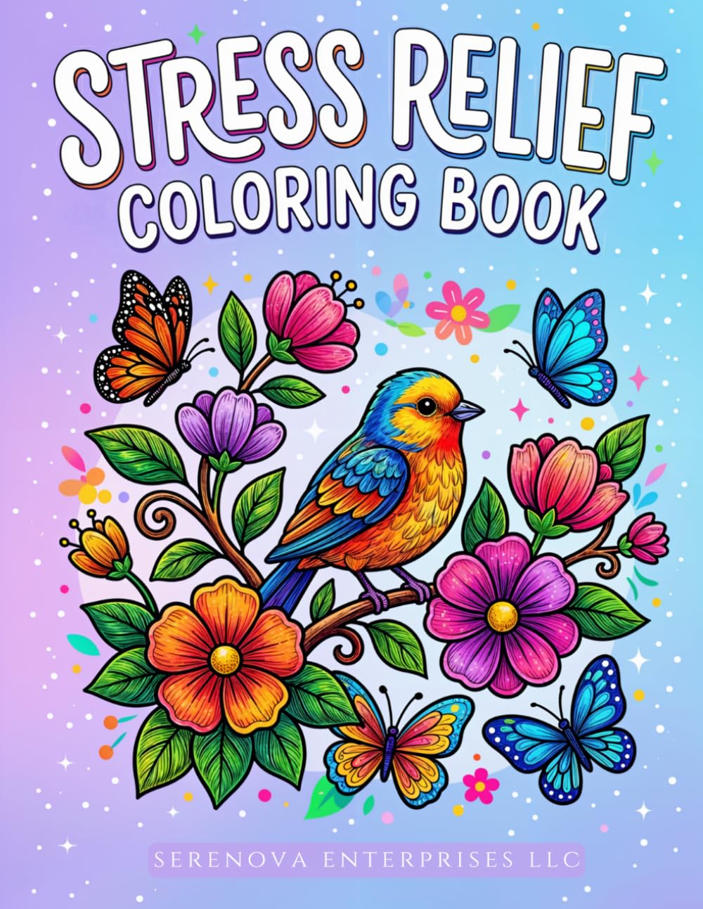 stress relief coloring book