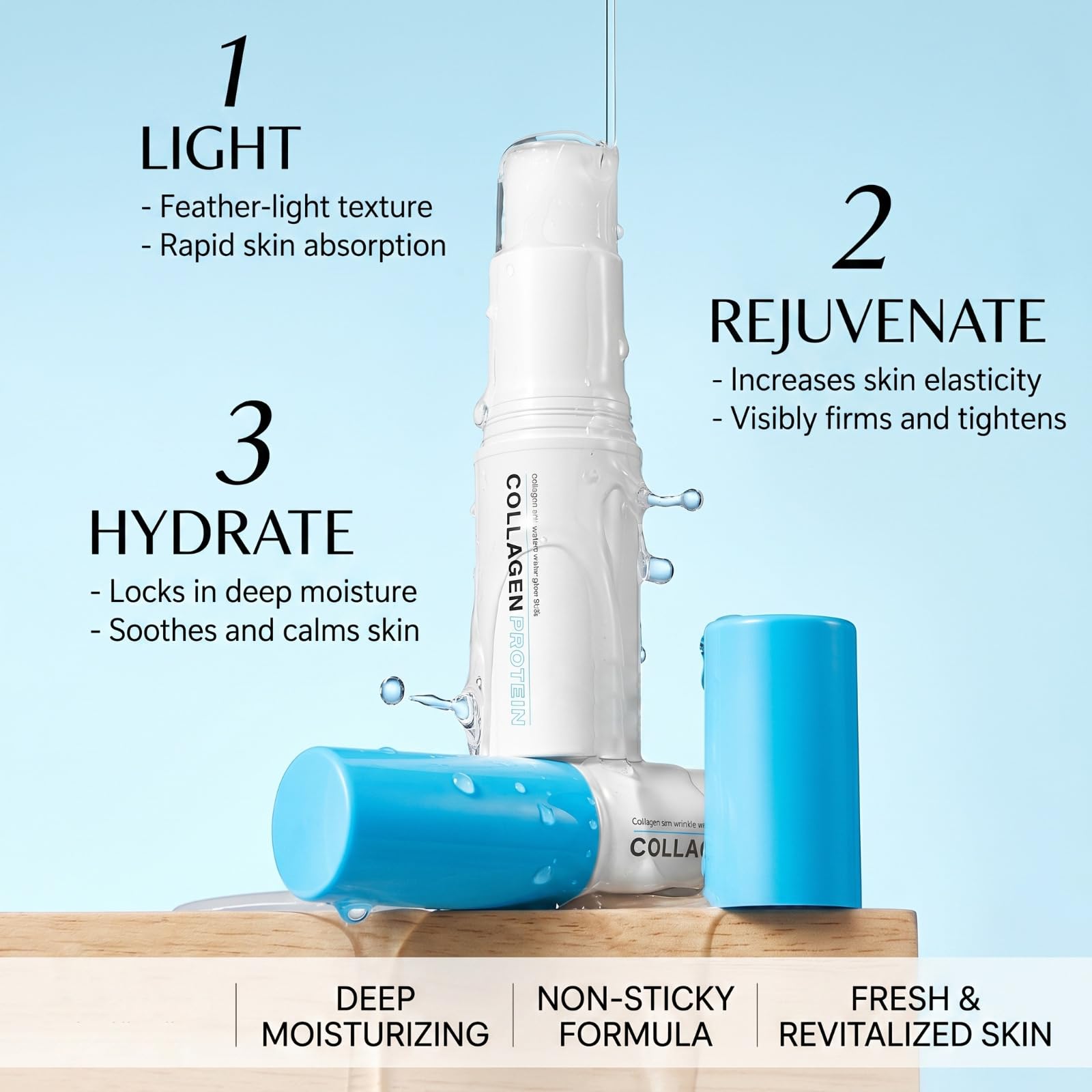 Multi Balm Stick Antirughe 1 Pezzo, Collagene Idratante Viso Occhi Collo. Balsamo Anti-Età Professionale che Riduce Linee Sottili, per Pelle Radiosa e Giovane.