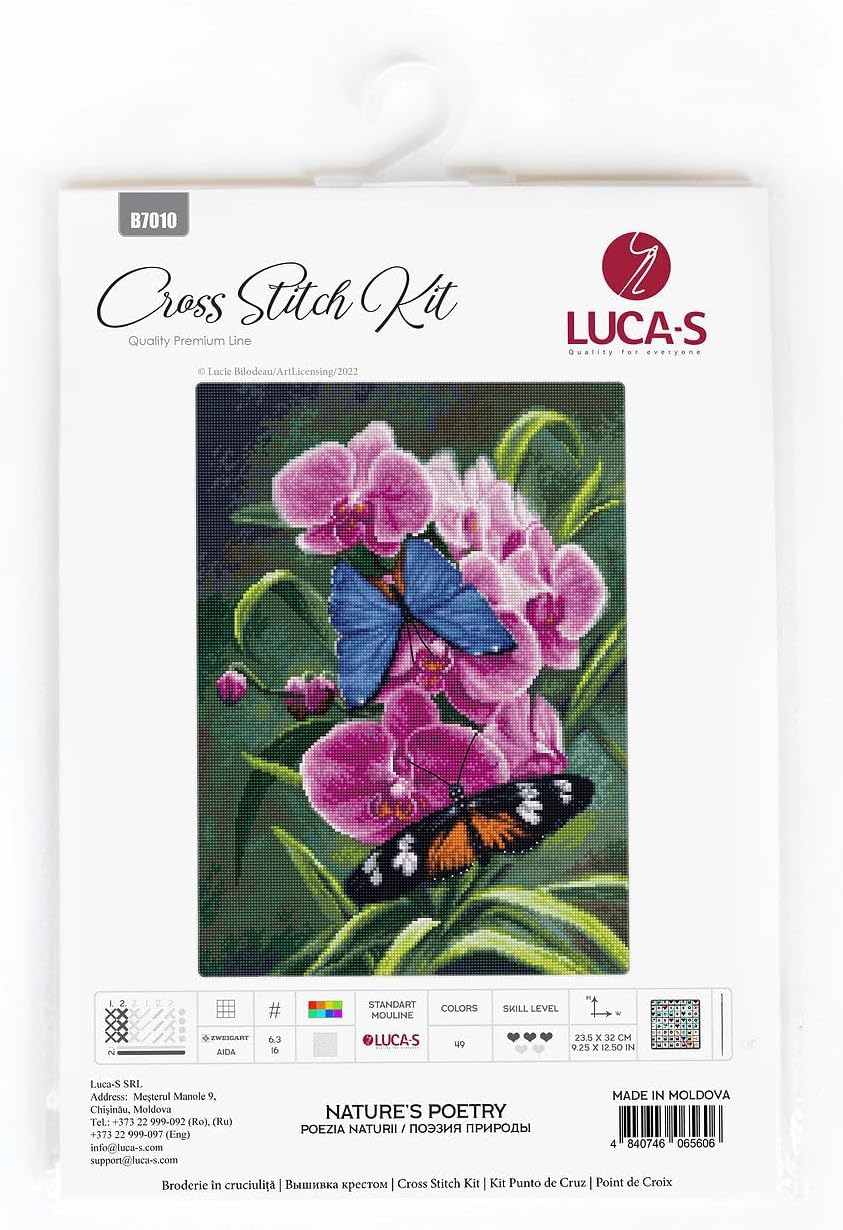 Luca-S Cross Stitch Kit Nature’s Poetry B7010