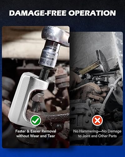 Miniatura 5 de Orion Motor Tech Kit de herramientas de servicio de extremo delantero de barra de acoplamiento separador de brazo y separador de bolas Pitman 5