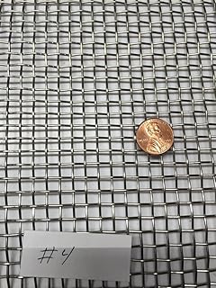 ASC Stainless Steel Mesh 304,#4 .047 Wire,Cloth,Screen,Woven Wire 12