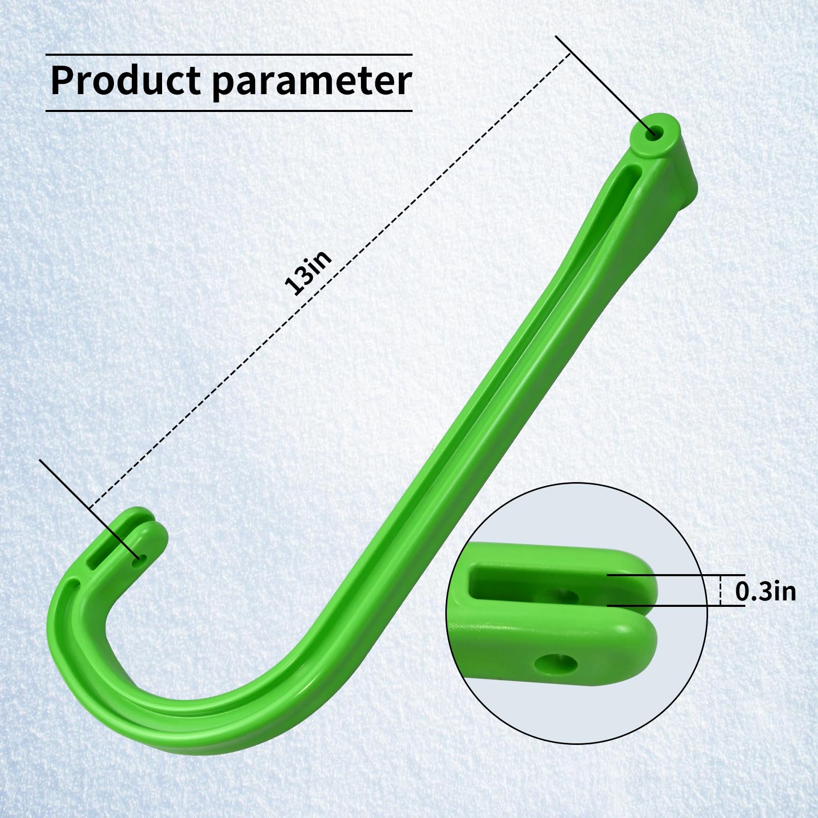 Amazon.com: One Pair Vsttar 3639-781 Pair Green Snowmobile Ski