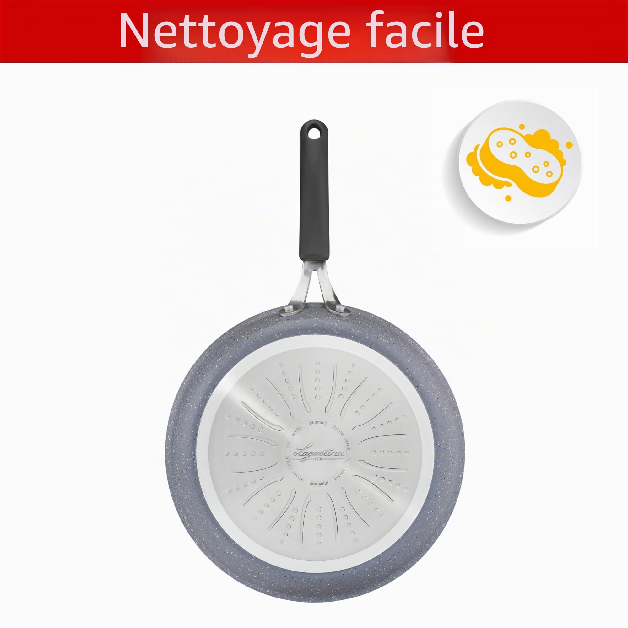 Lagostina Poêle 30 cm - Tempra Minéral