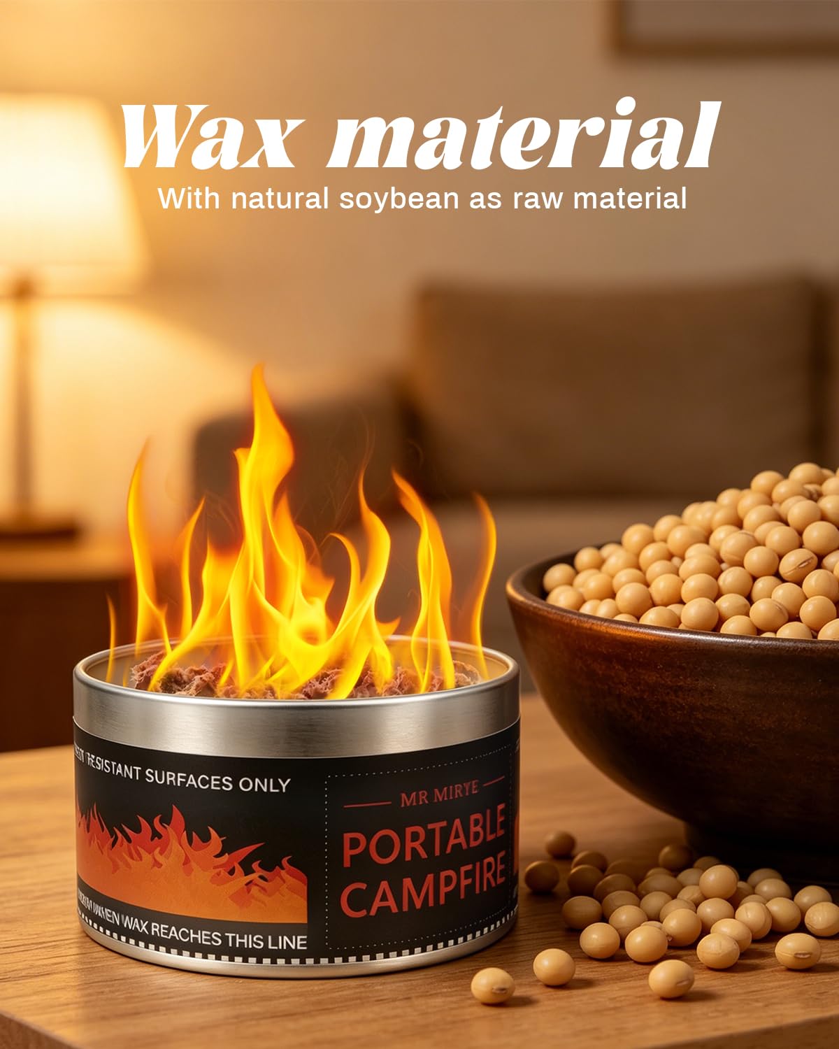Amazon.com : MR MIRYE Portable Smores Fire Pit - 3-5 Hours Burn