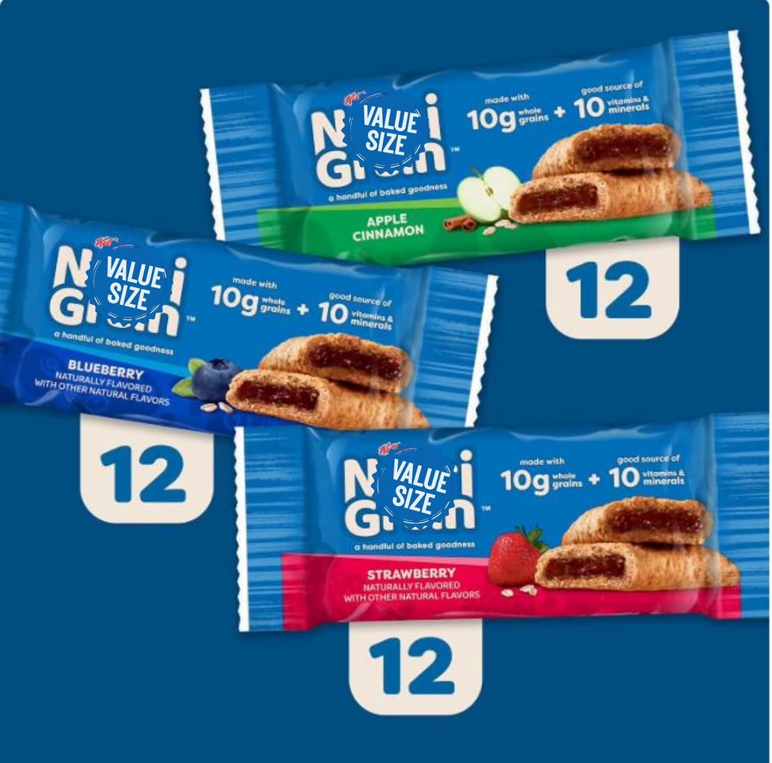 Breakfast Bars, Variety Pack, 1.3 oz, 36 ct