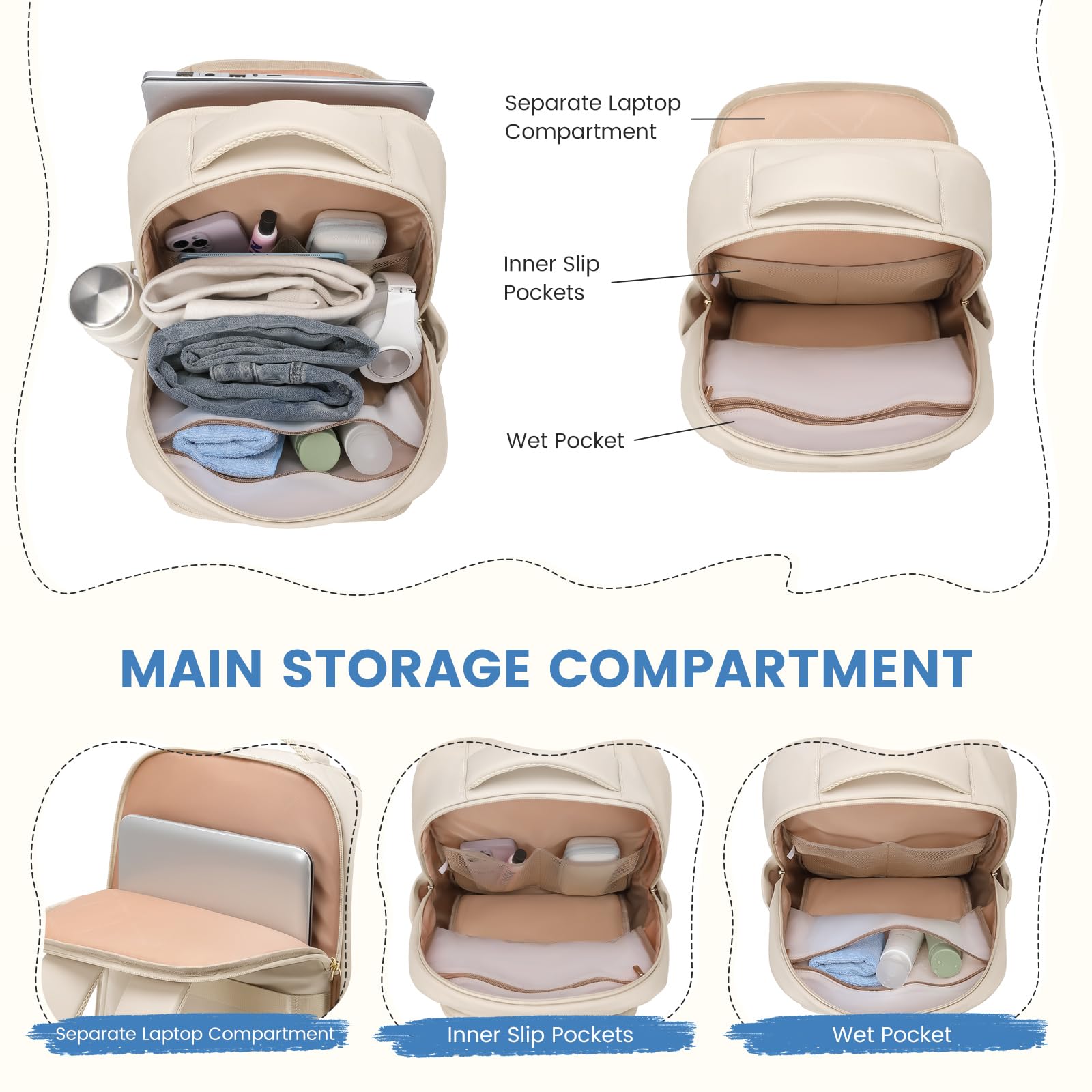 Sac à Dos Isotherme GOLF SUPAGS 16 Pouces Ordinateur Compartiment Isotherme Camping Voyage