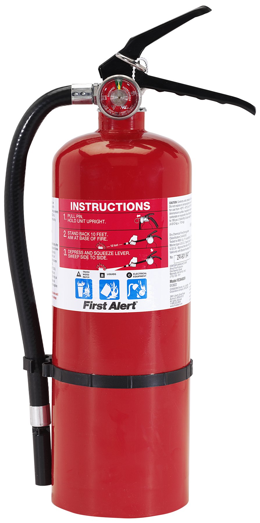 First Alert Home2 Home Fire Extinguisher Ul Rated 2 A 10 B C Fe2a10gr Water Fire Extinguisher Amazon Com