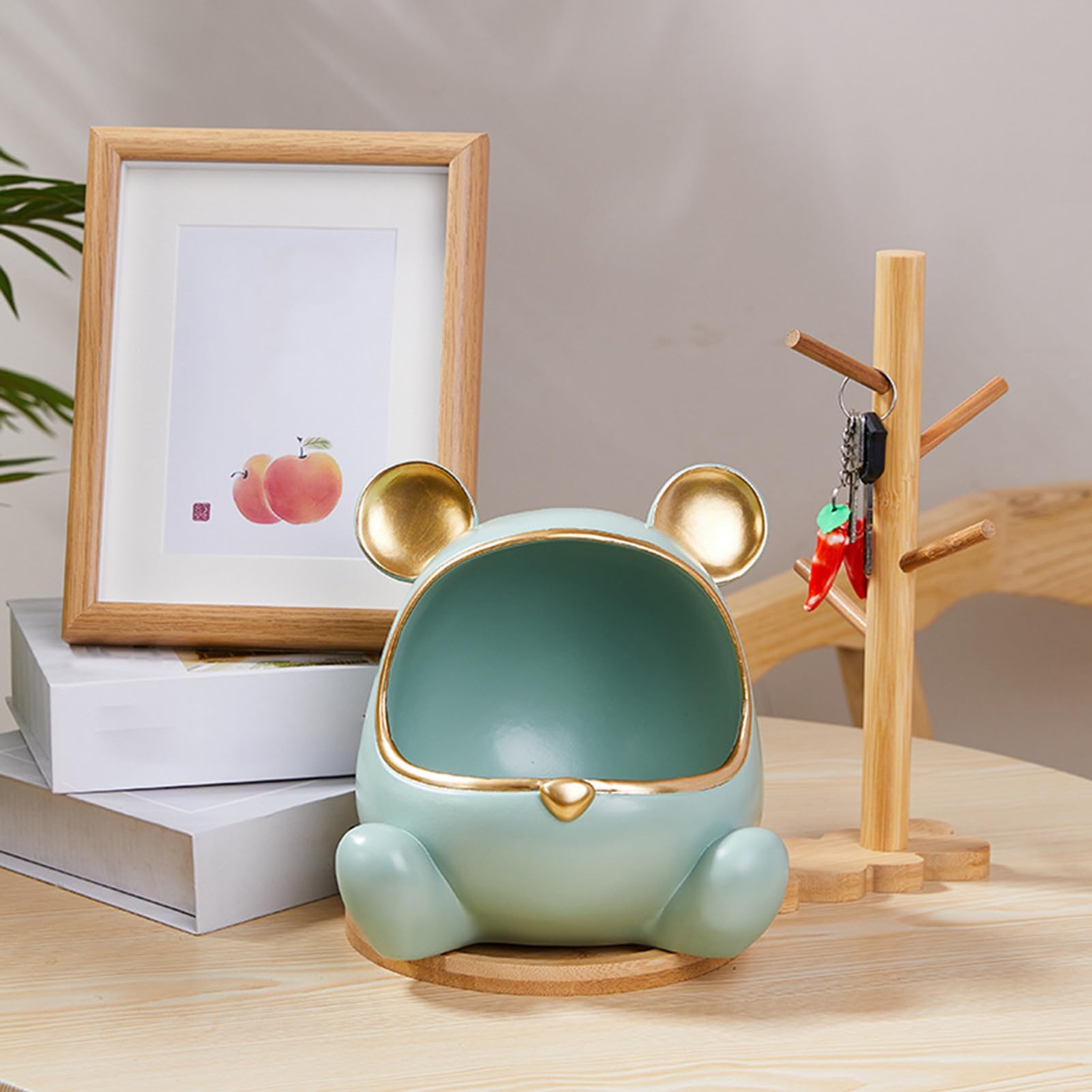 - Cuenco para Llaves de , Llavero Decorativo en Forma de