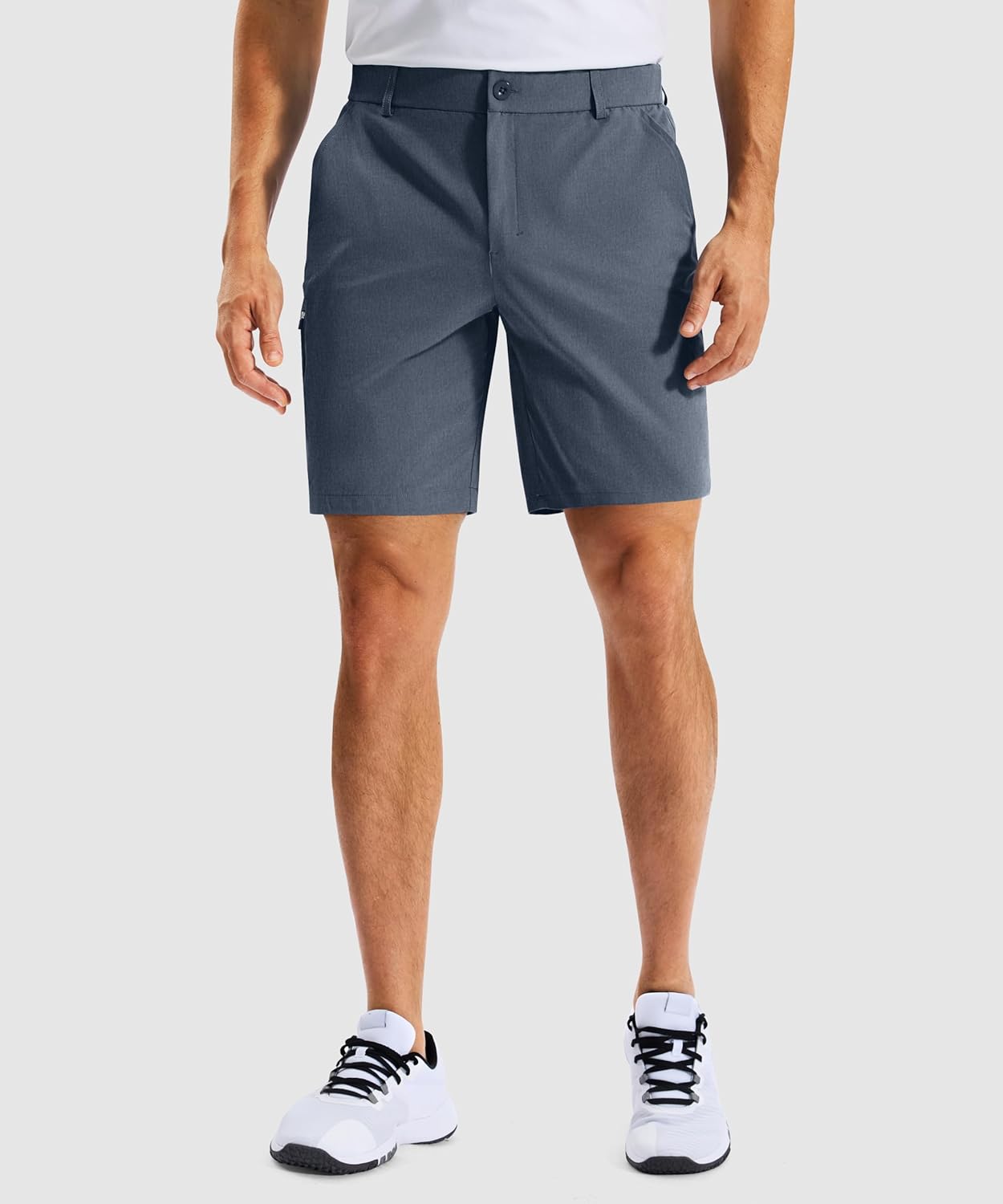 G Gradual Men's Golf Dress Shorts 7 Inch Inseam Lightweight Quick Dry Chino Casual Work Shorts for Men with 4 Pockets - Image 3