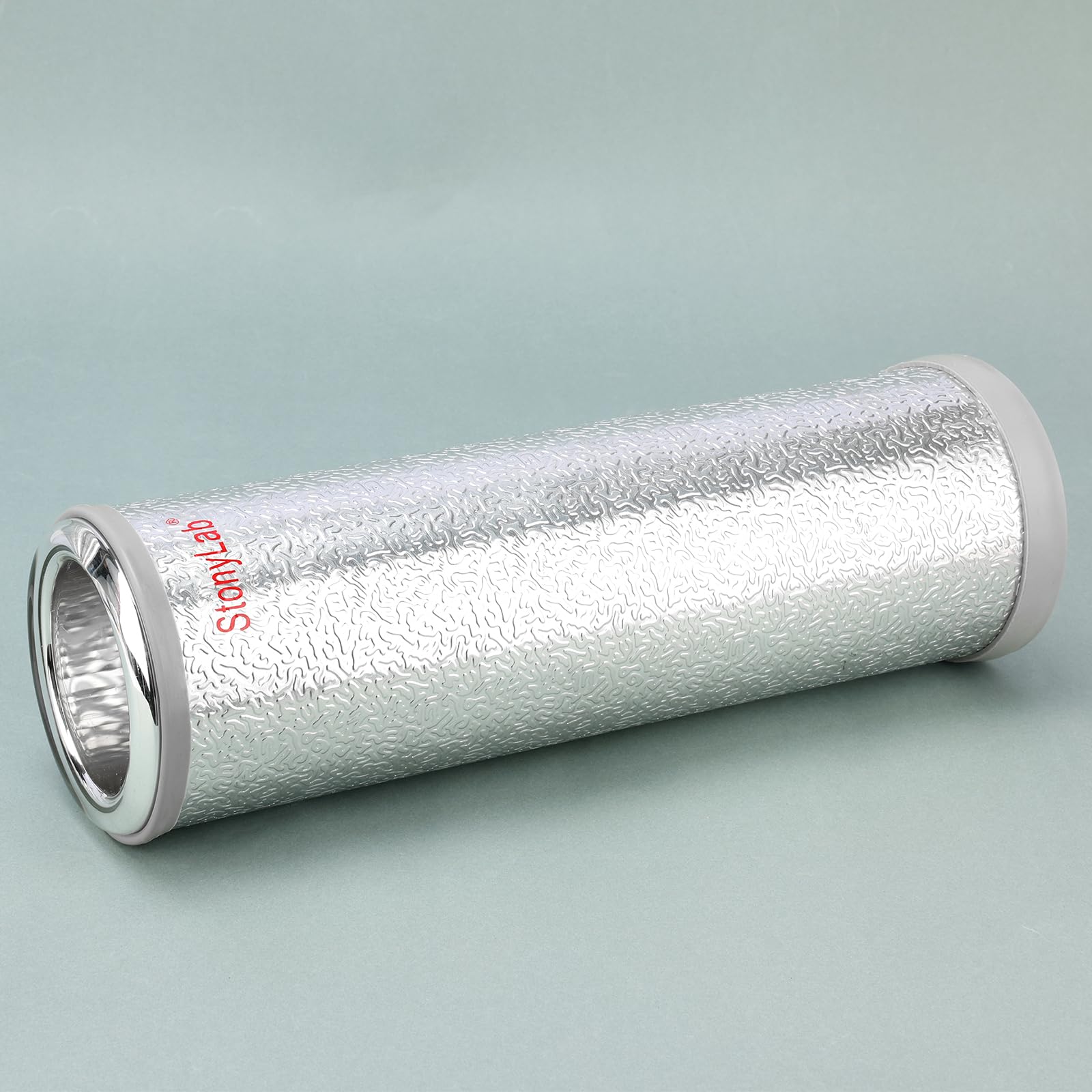 stonylab Vasi Dewar, Dewar Flask in Cilindrico Forma Vetro Borosilicato con Base in Alluminio, Dewar Pallone a 300 mm Profondità Interni e 75 mm Diametro Interno per Laboratorio - 1L