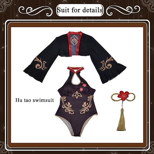 Miniatura 6 de Genshin - Traje de baño de anime para mujer, trajes de baño para niñas adolescentes