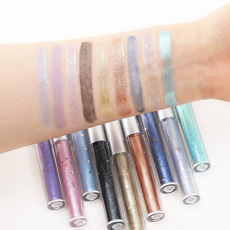 Boobeenリキッドグリッターアイシャドウ、シマー Amazon | Boobeen リキッドグリッターアイシャドウ、シマーアイ