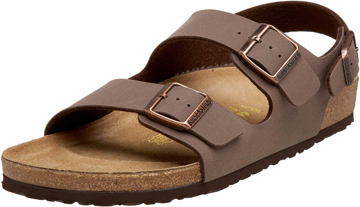 BirkenstockMilano Sandal,Mocha Birkibuc,37 M EU