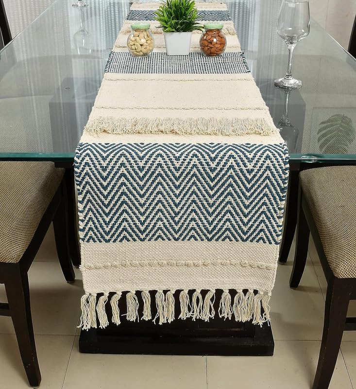 MEHAR KART Cotton Handmade Table Runner Resistance and Washable Table Runner/Linen/Centre for Dinning /Eating Area|14x72 Inch (B0CCXHK9S5) Amazon Price History, Amazon Price Tracker