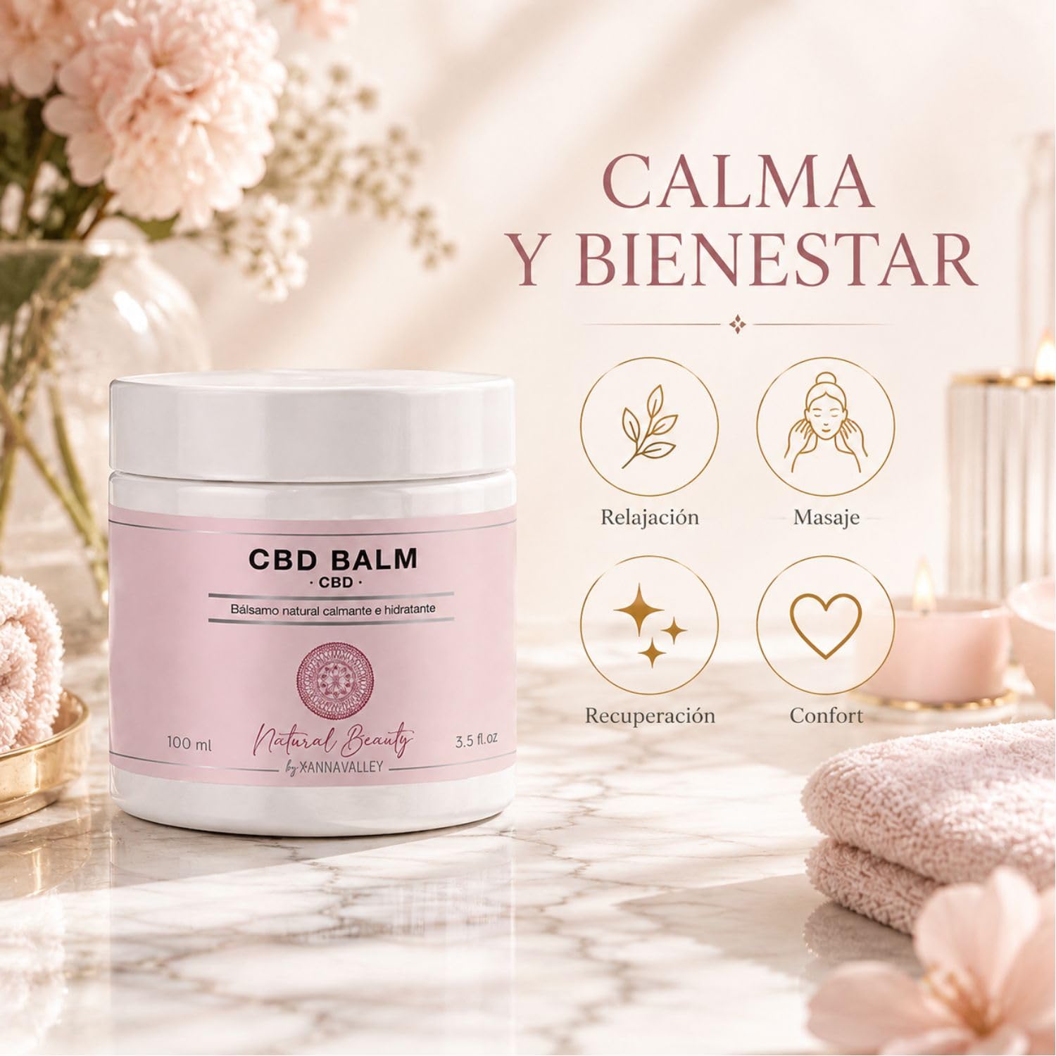 Bálsamo Corporal de Árnica y Mentol para Mujeres en Menopausia, 100 ml