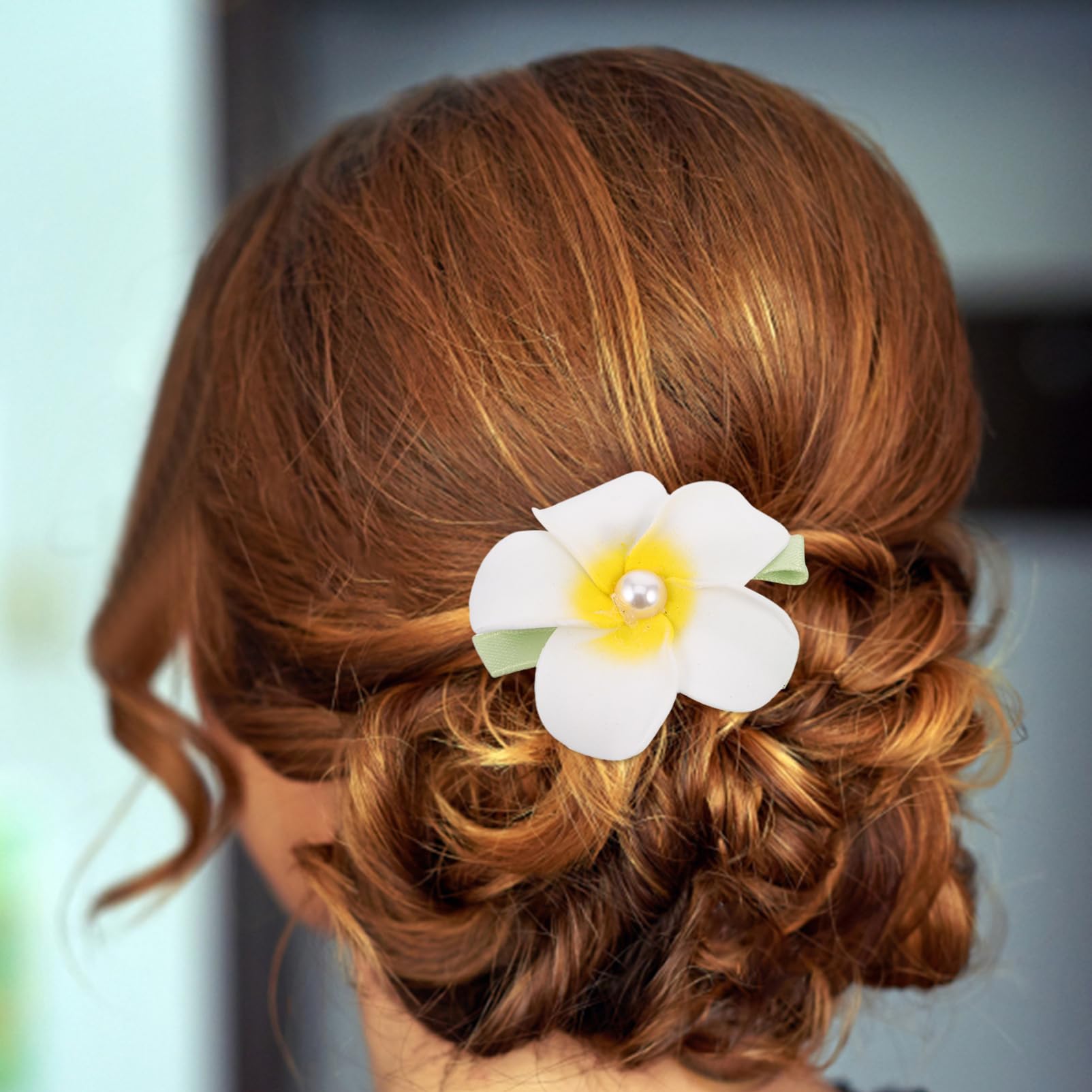 Pince à Cheveux Fleur Hawaïenne 2 Pièces pour Femmes, Élégante
