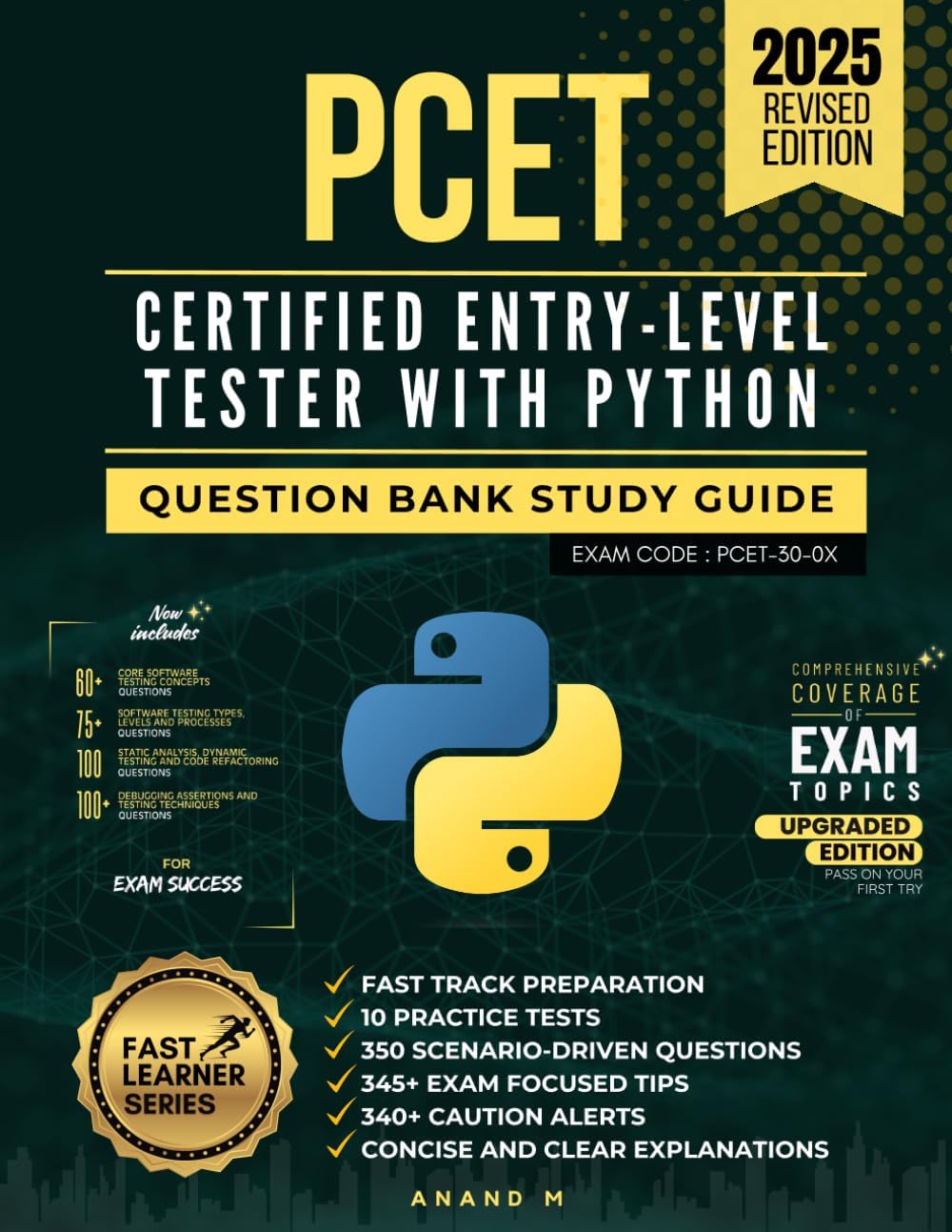 Pcet Certified Entry Level Tester With Python Question Bank Study ...
