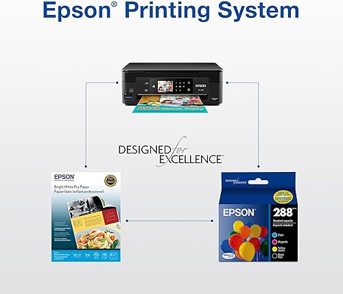 Miniatura 10 de Epson T288 DURABrite Ultra Ink Cartucho negro de capacidad estándar (T288120-S) para impresoras de expresión seleccionadas (paquete de 2)