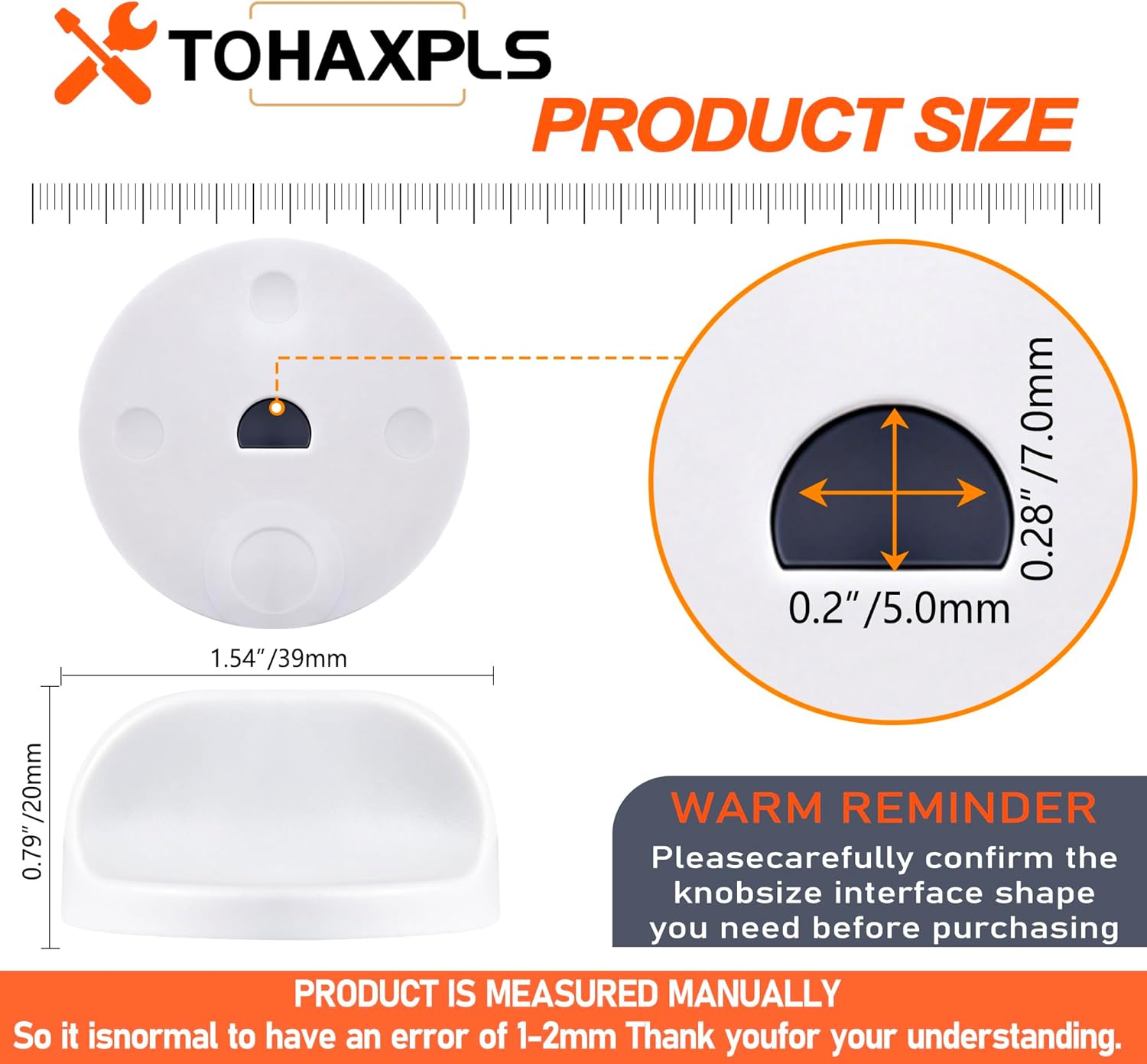 Neo 120 Knob Replacement & Compatible with Luxe Bidet Neo 185 Knob, Toilet Seat Bidet Parts and Accessories