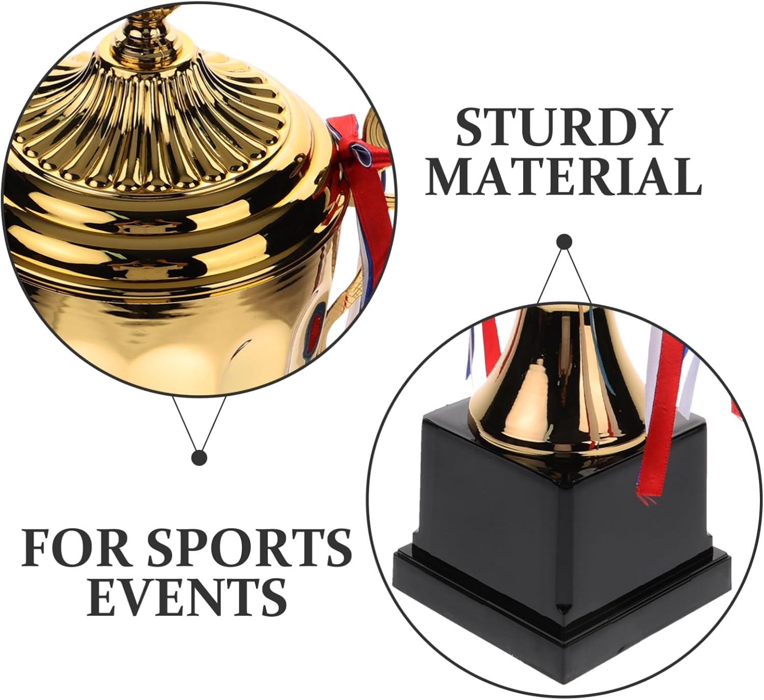Sports Competition Trophy Large Metal Basketball Trophy Award for Ceremony (45cm)