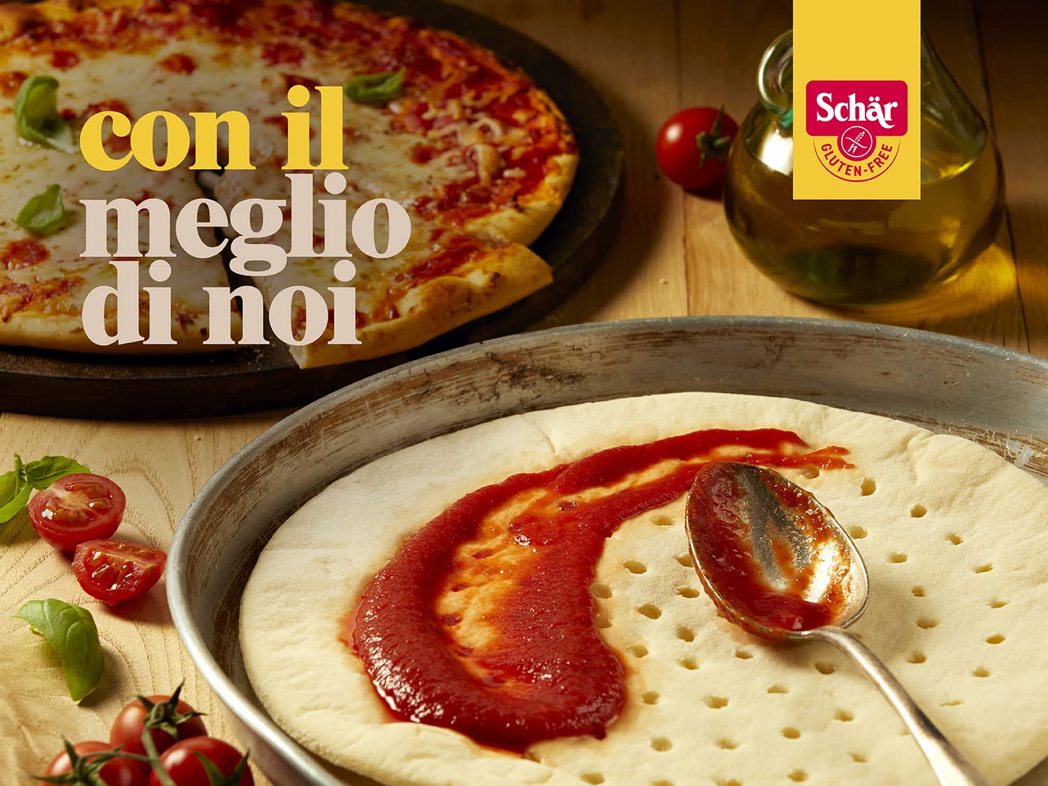 Schar Bases de pizza sin gluten 300 g (paquete de 2)
