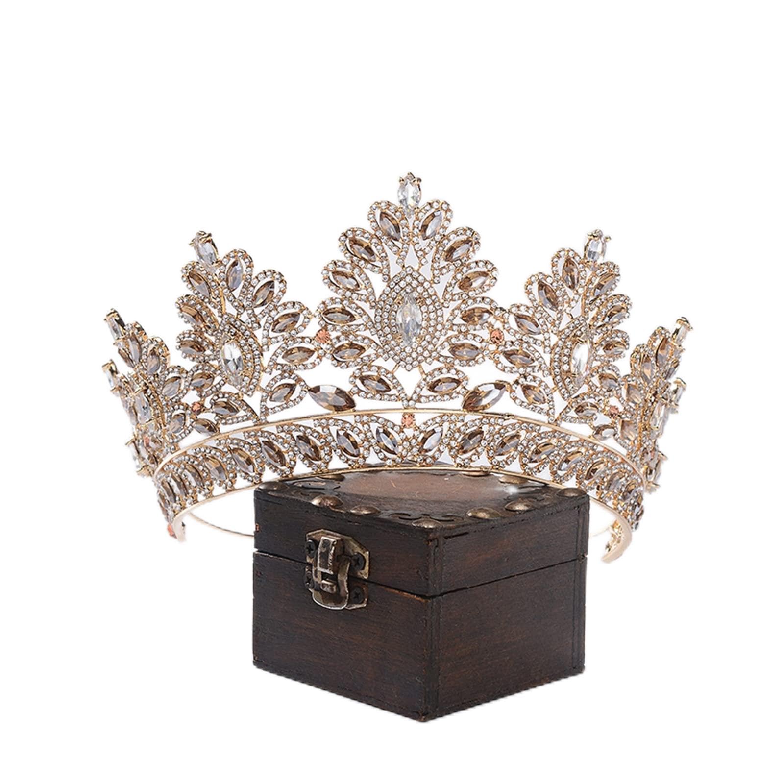 Tiara de boda princesa que no pesa para peinados de novia firmes
