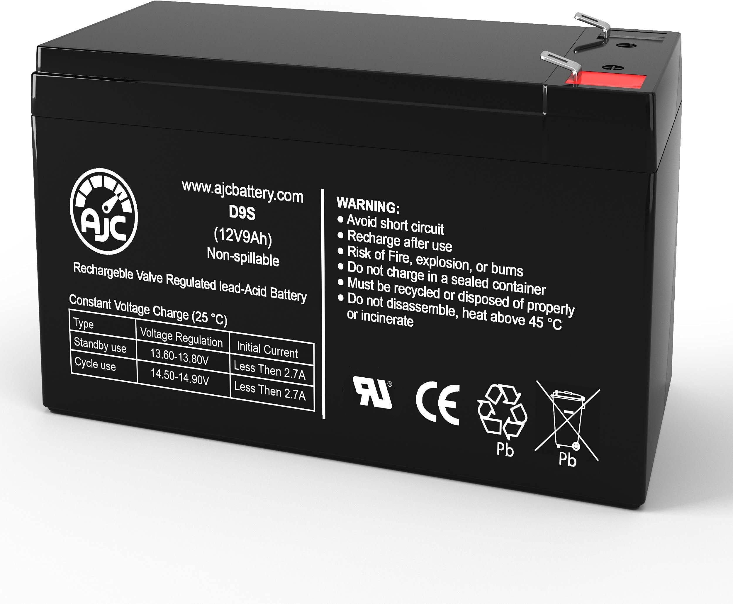 Minuteman Pro 1500E 12V 9Ah UPS Battery - This is an AJC Brand Replacement