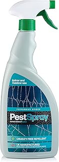 EFA International Peppermint Spider PestSpray, Peppermint Oil Spray, Spider Repellent, 750ml Spray Bottle, Suitable Indoor & Outdoor Use, Natural Spider Repellent Spray