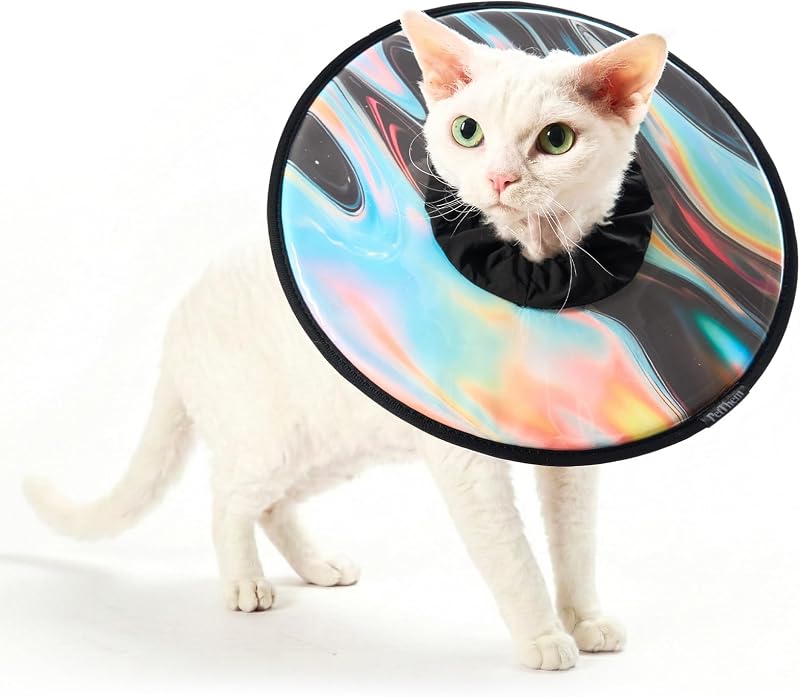 Colar Elizabetano Macio para Gatos e Cães Pequenos PetThem Stellar Wanderer M