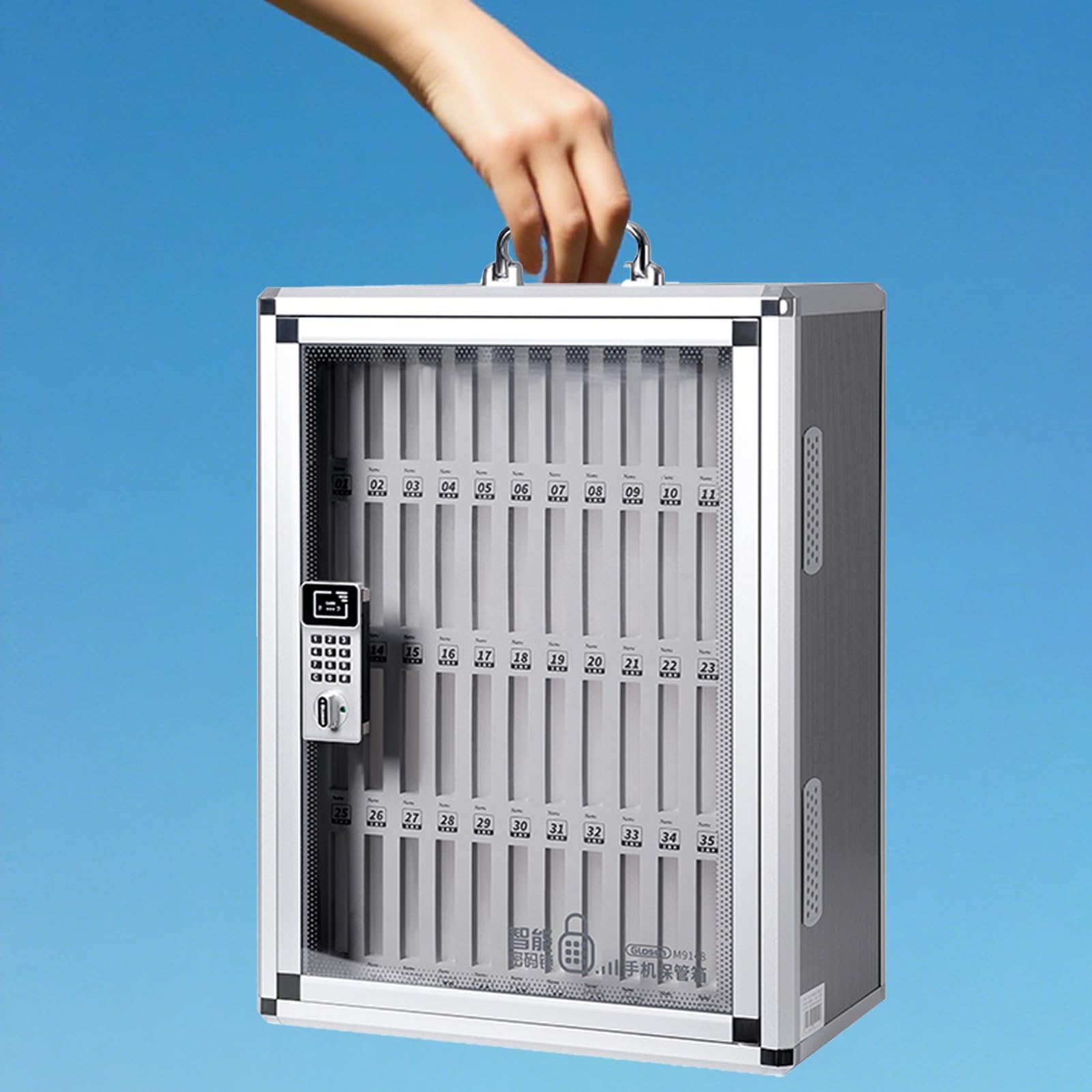Coffre-fort portable pour téléphones portables pour une classe sans écrans et concentrée