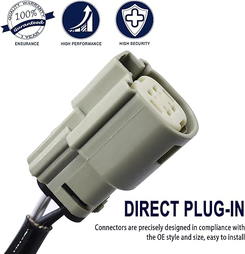 Miniatura 3 de HiSport 250-241059 Sensor de oxígeno O2 calentado compatible con Ford C-Max 2013-2018 Escape 2013-2016 Figo 2018-2021 Fusion 2013-2020 Police