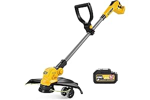 15" 2-in-1 Cordless Weed Wacker and Edger with 4.0Ah Battery