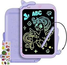10 Pulgadas Tablet Escritura Pantalla Colorido [2026 Nueva], Electight Pizarra de Escritura LCD con Borrable y Bloqueo Función, Portátil Juguetes Educativo para Hogar, Escuela, Oficina, Aula, Morado