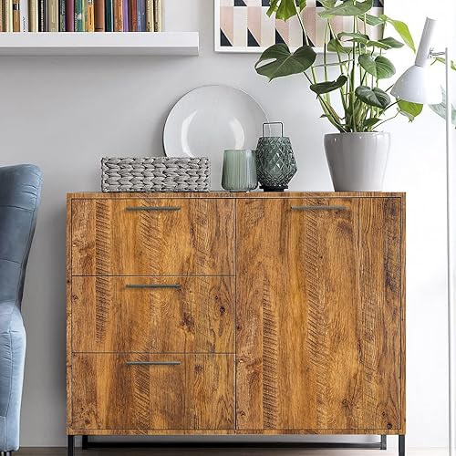 Miniatura 3 de Erfoni Papel tapiz de madera sintética marrón de 17.7 x 394 pulgadas, con aspecto de madera, autoadhesivo, rústico, extraíble, papel de contacto