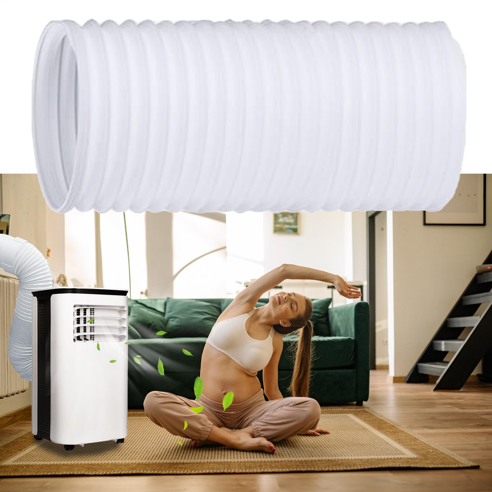 Tubo Per Climatizzatore Portatile Tubo flessibile ricambio condizionatore | Tubo Di Scarico Flessibile Ricambio Per Condizionatore Ricambio Per Camera Da , Soggiorno, Studio, Veic