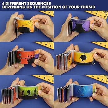 Amazon.com: Flipboku - Bendito Machine - a Magic Flipbook with 6