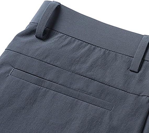 Men's Skinny-Fit Golf Pants Casual Work Dress Pants Lightweight Slim fit Flat Front Tapered Trousers Stretch Twill Pant