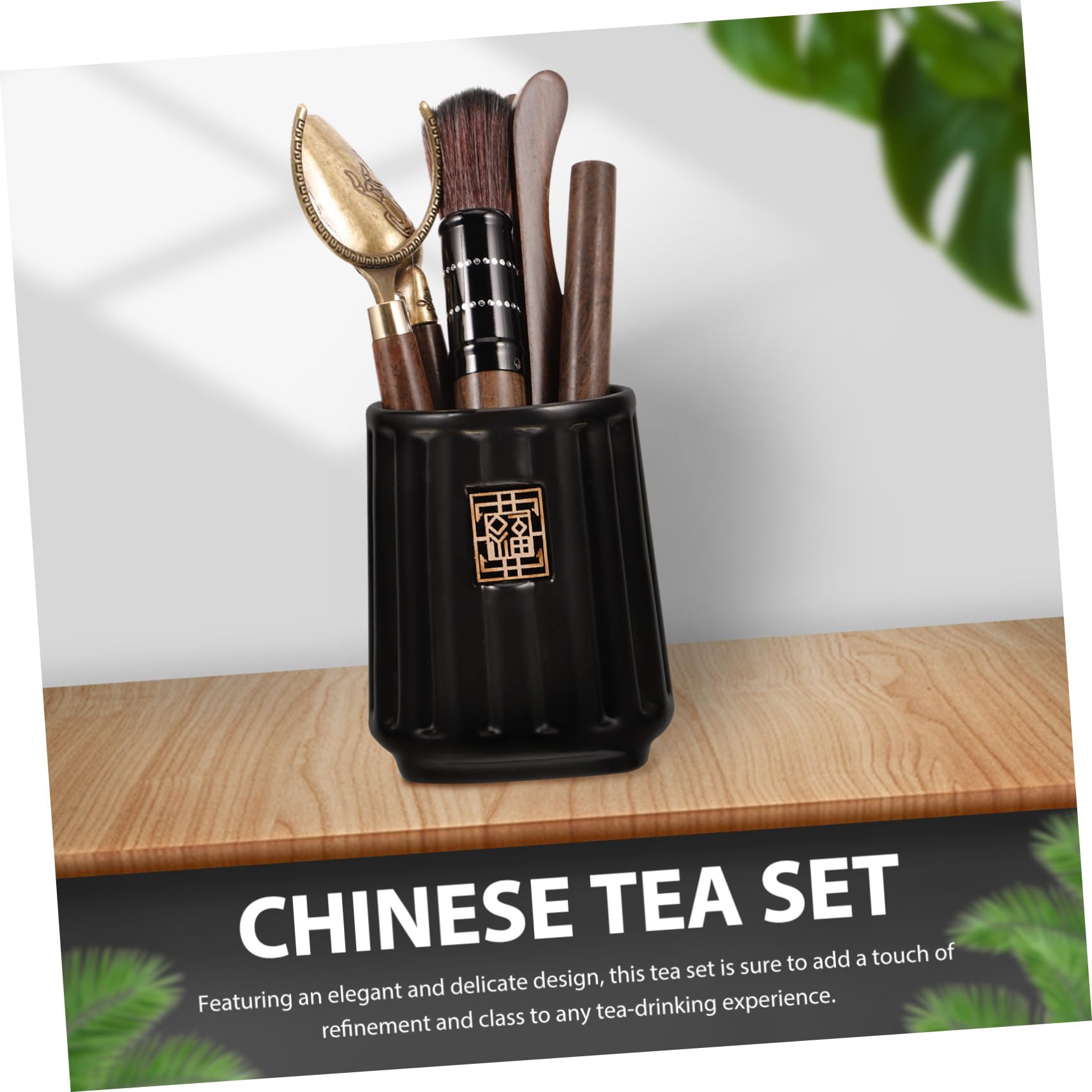 SOLUSTRE 2sätze Chinesischen Teezubehör Für Teezeremonie Kung Fu Teeset Mit Teelöffel Und Teebucket Elegante Utensilien Für Teeliebhaber Und Sammler