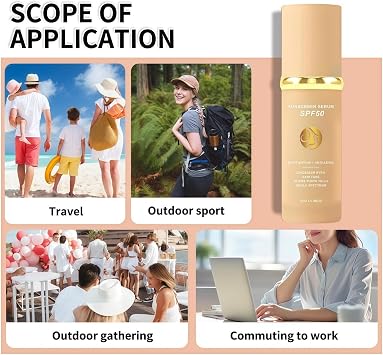 30G Color Changing Foundation for Mature Skin, SPF 50, 4-in-1 Liquid Makeup, 12H Long Lasting Full Coverage & Moisturizing for Sensitive Skin, Suitable for Light to Medium Tones