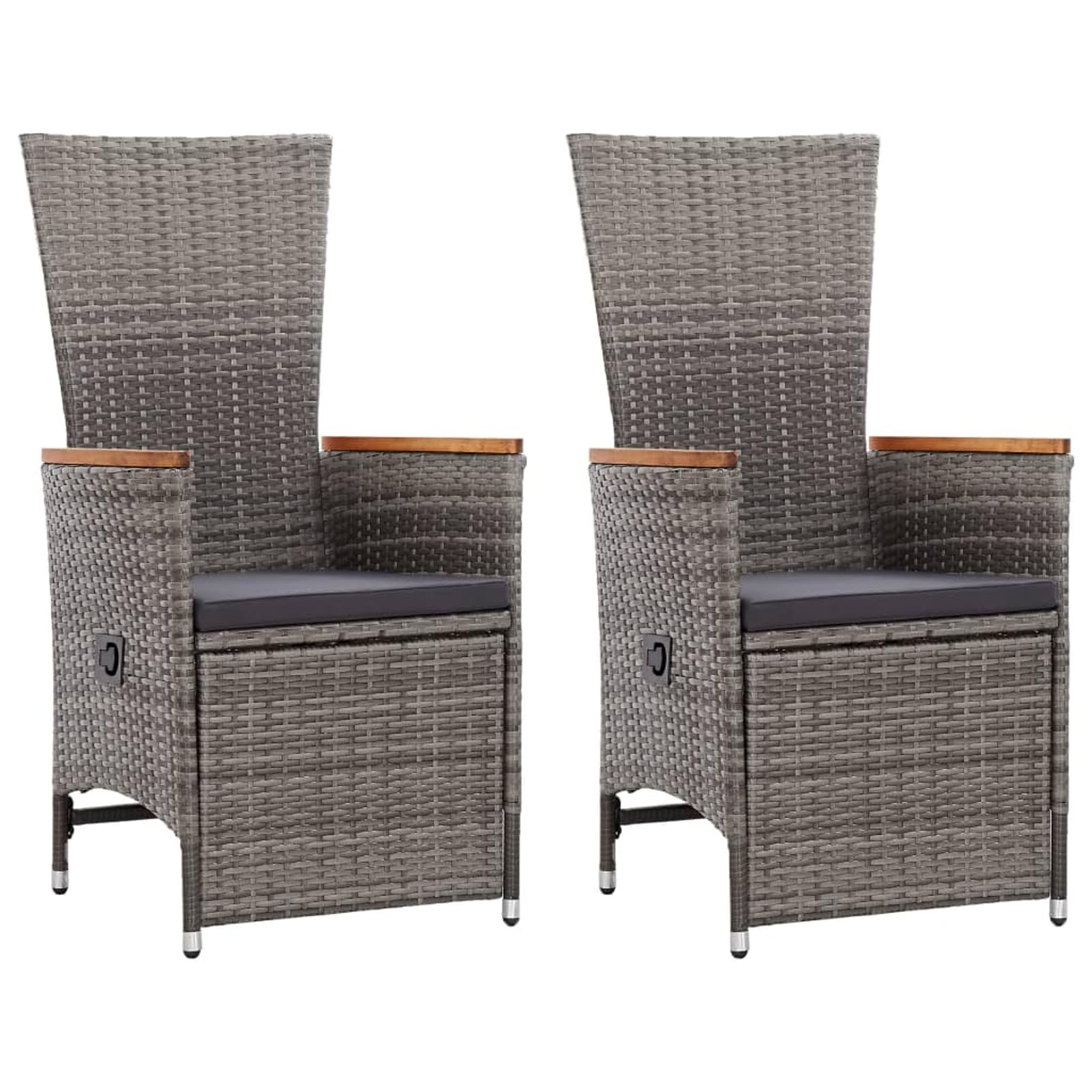 Fauteuils inclinables de jardin Gecheer de qualité supérieure en rotin synthétique